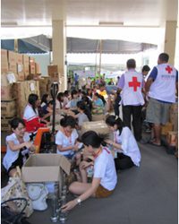 Volunteering with the Red Cross