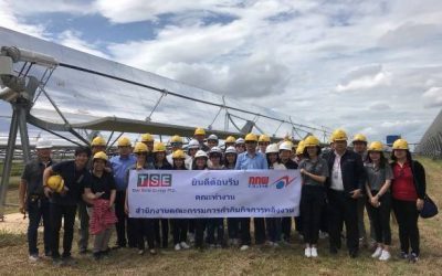 กลุ่มตัวแทนคณะกรรมการกำกับกิจการพลังงานเข้าเยี่ยมชม Solar Thermal Plant (โครงการ TSE-1)