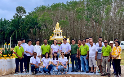 พิธีบวงสรวงเทวดาและพระภูมิเจ้าที่ ณ โรงไฟฟ้า โครงการ “มาร์ โซลาร์” 5 เมกะวัตต์ อ.คลองท่อม จ.กระบี่