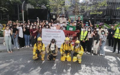 TSE’s Employees Attend the Firefighting and Evacuation Training at S-Metro Building for the Year 2022